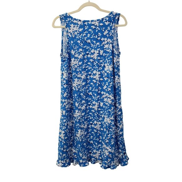Draper James Floral Ruffle Hem Shift Dress Size S/M - Picture 2 of 6